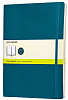Moleskine Classic Soft XLarge (QP623B6) - нелинованный блокнот (Turquoise) купить в интернет-магазине icover
