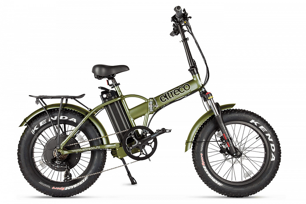 Велогибрид Eltreco Multiwatt 1000W 019936-1957 (Army Green) купить в интернет-магазине icover