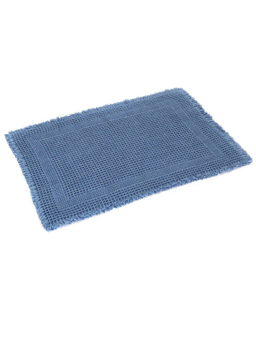 Коврик вафельный для ванной Ridberg 90x60 см (Blue rectangle) купить в интернет-магазине icover