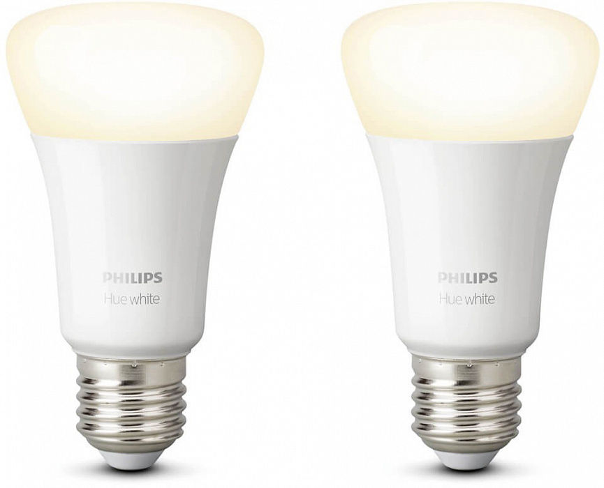 Умные светодиодные лампы Philips Hue White Bluetooth E27 2 шт (8718696785270) купить в интернет-магазине icover
