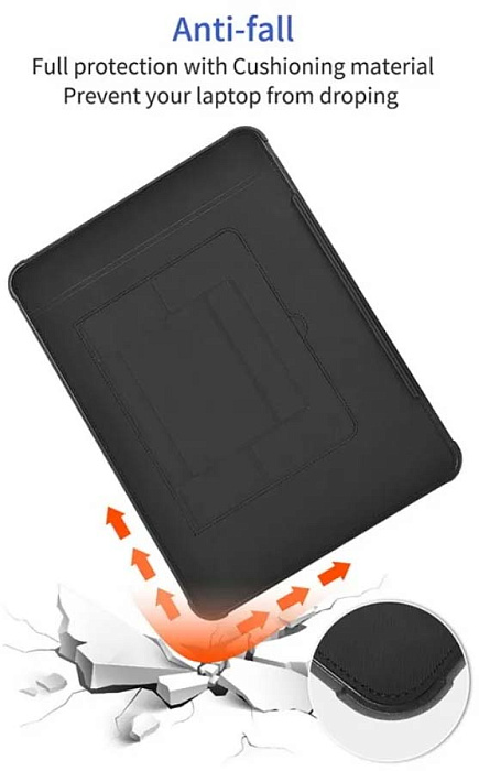 Чехол Wiwu Defender Stand (6936686405225) для ноутбука 13.3" (Black) купить в интернет-магазине icover