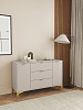 Комод Ridberg OKAYAMA 2Д/3Я (Cashmire/Gold) купить в интернет-магазине icover