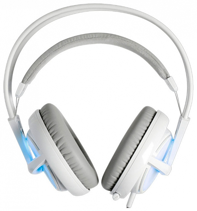 SteelSeries Siberia V2 Frost Blue Edition (51125) - игровая гарнитура (White/Blue) купить в интернет-магазине icover