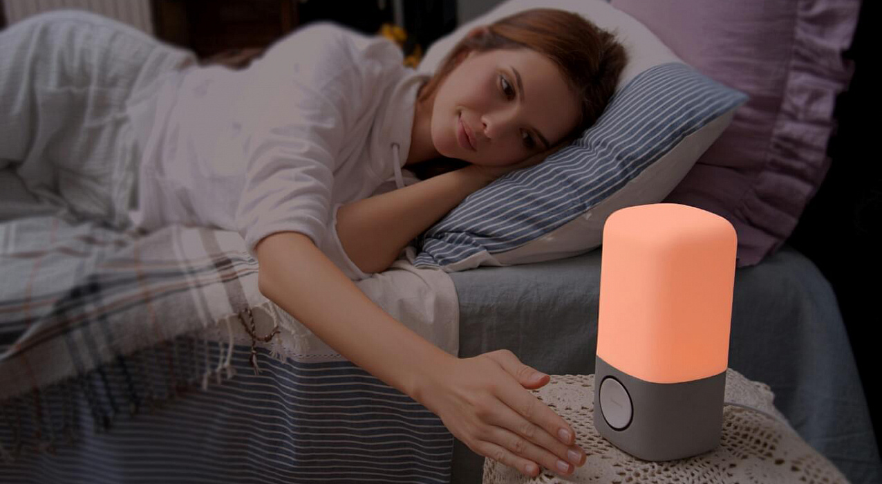 Умная лампа SleepAce Nox Music (Grey) купить в интернет-магазине icover