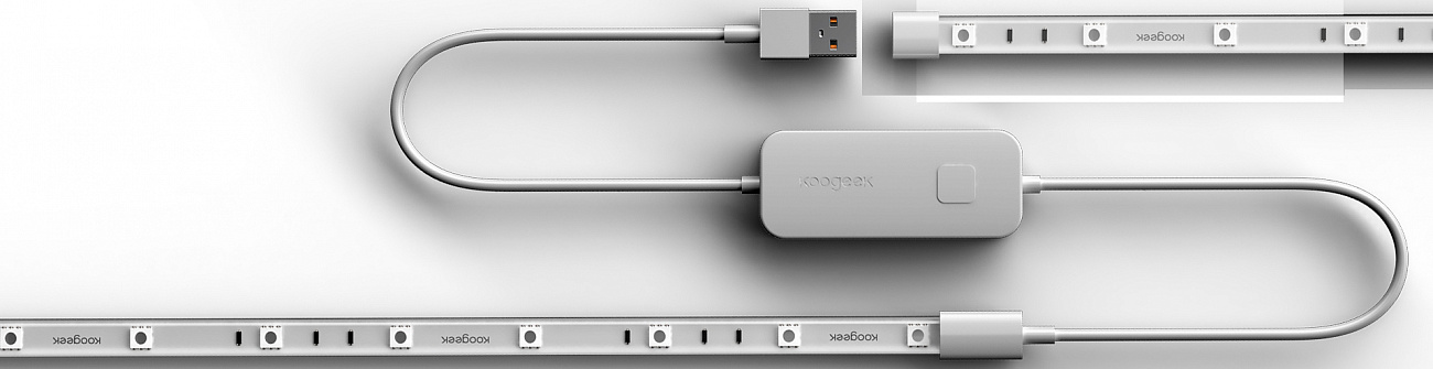 Умная светодиодная лента Koogeek Smart Light Strip Apple HomeKit 2m (LS1-1) купить в интернет-магазине icover
