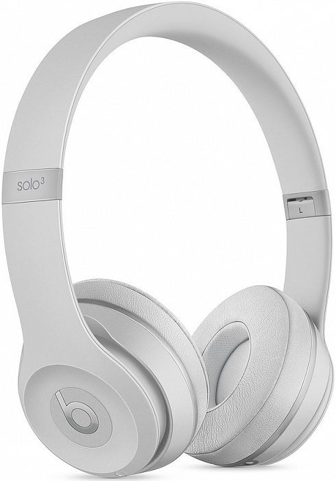 Беспроводные наушники Beats Solo3 MUH52EE/A (Satin Silver) купить в интернет-магазине icover