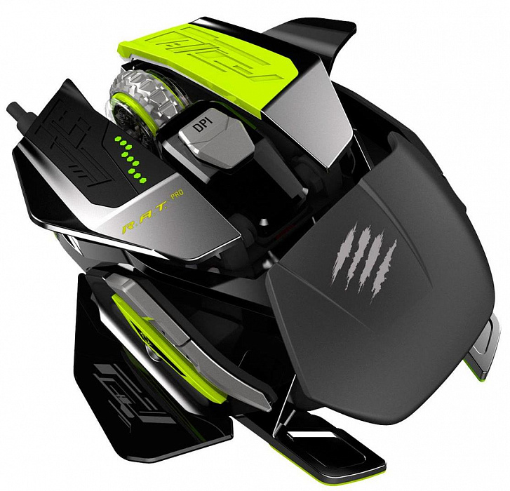 Mad Catz R.A.T.PRO X Gaming Mouse (MCB4371800A6/02/1) - лазерная мышь (Black) купить в интернет-магазине icover