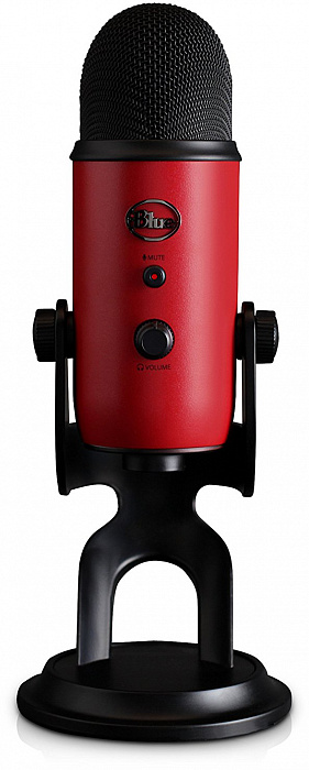 Конденсаторный микрофон Blue Microphones Yeti (Satin Red) купить в интернет-магазине icover