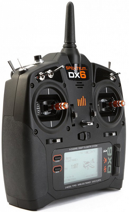 Spektrum DX6 + AR610 DSMX - шестиканальная радиоаппаратура для авиамоделей + приемник купить в интернет-магазине icover