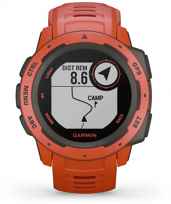 Умные часы Garmin Instinct 010-02064-02 (Flame Red) купить в интернет-магазине icover