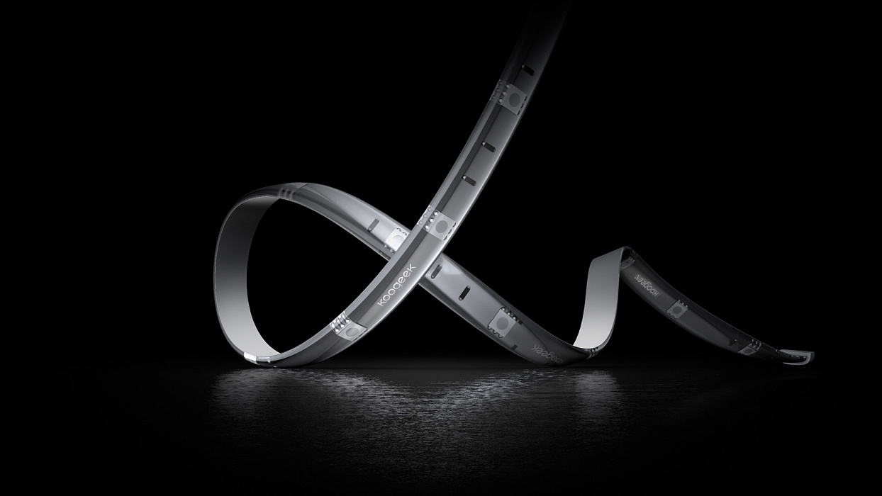 Умная светодиодная лента Koogeek Smart Light Strip Apple HomeKit 2m (LS1-1) купить в интернет-магазине icover