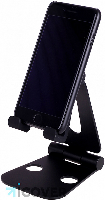 Универсальная подставка-держатель Seenda Aluminum Foldable Phone Bracket Tablet Stand (Black) купить в интернет-магазине icover