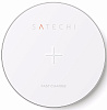 Беспроводное зарядное устройство Satechi Wireless Charging Pad (ST-WCPS) для iPhone 8/ 8 Plus/ X (White) купить в интернет-магазине icover