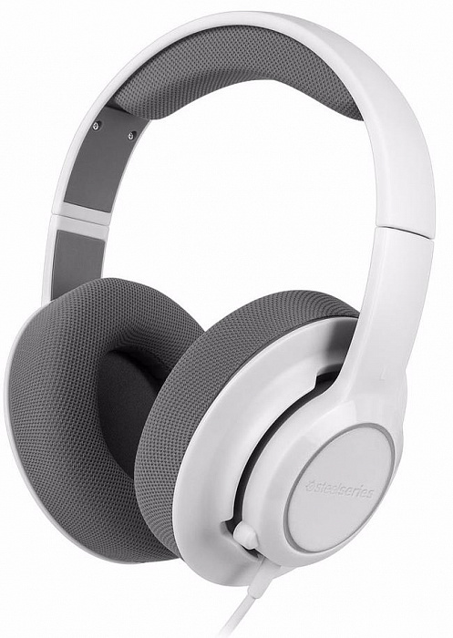 SteelSeries Siberia Raw (61411) - игровая гарнитура (White/Grey) купить в интернет-магазине icover