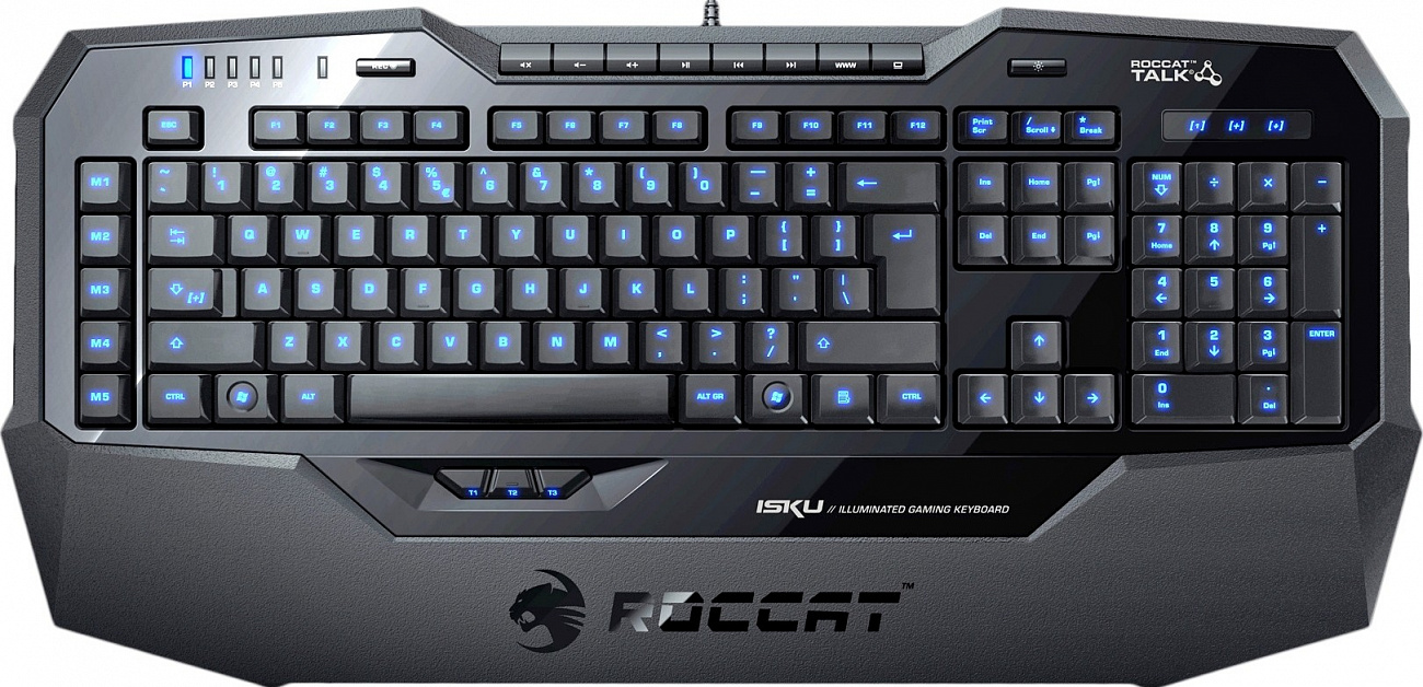 Roccat Isku (ROC-12-711 , ROC-12-731) - игровая клавиатура (Black) купить в интернет-магазине icover