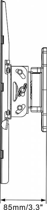 Vogel's M42030 B - наклонно-поворотный кронштейн для телевизора 32-55" (Black) купить в интернет-магазине icover