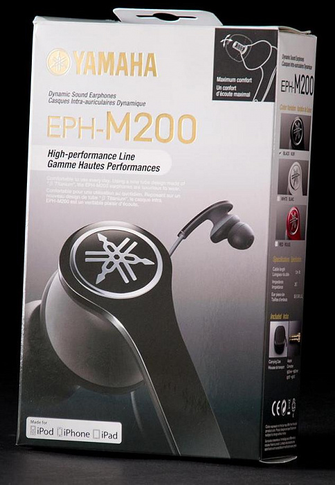Yamaha EPH-M200 - внутриканальные наушники с гарнитурой (Black) купить в интернет-магазине icover
