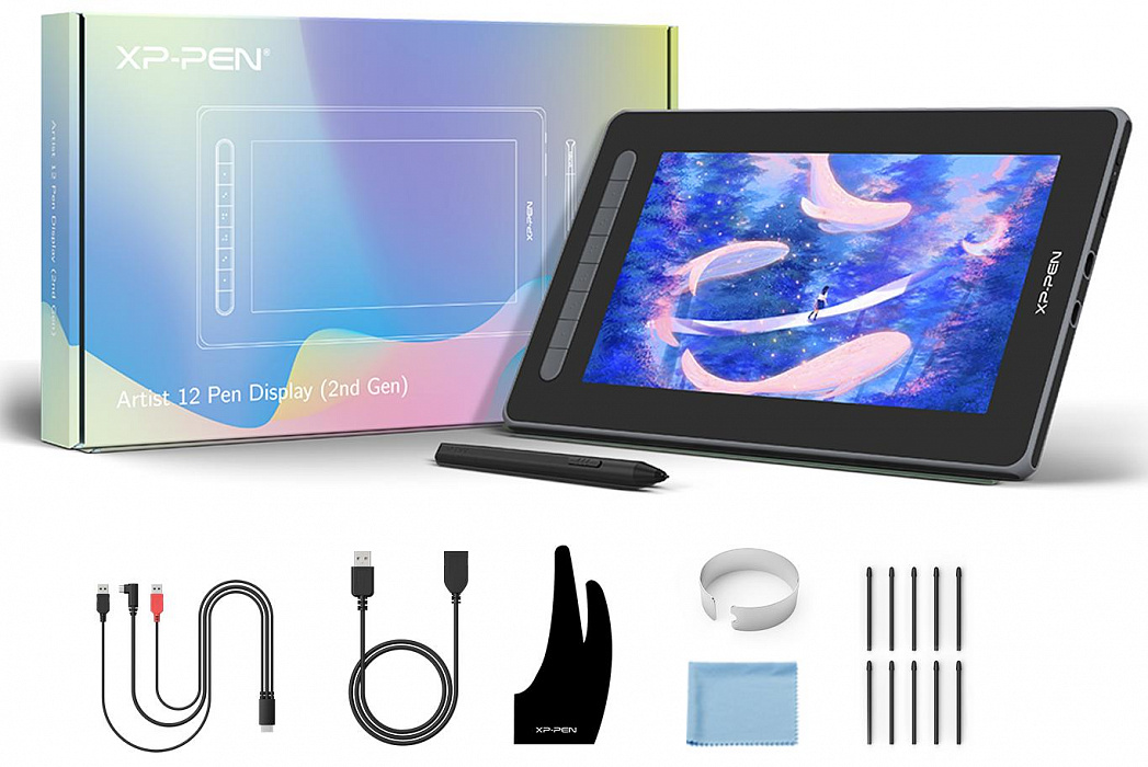Интерактивный монитор-планшет XP-Pen Artist 12 V2 (Black) купить в интернет-магазине icover