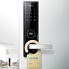 Электронный дверной замок с ручкой Samsung SHS-H505 FBK/EN 5050 (Black) купить в интернет-магазине icover