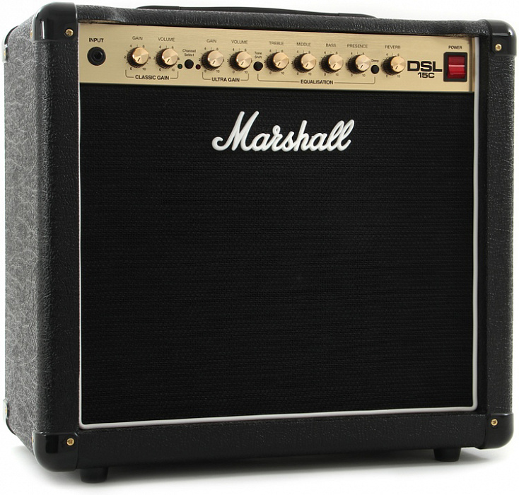 Marshall DSL15C Combo - гитарный комбоусилитель (Black) купить в интернет-магазине icover