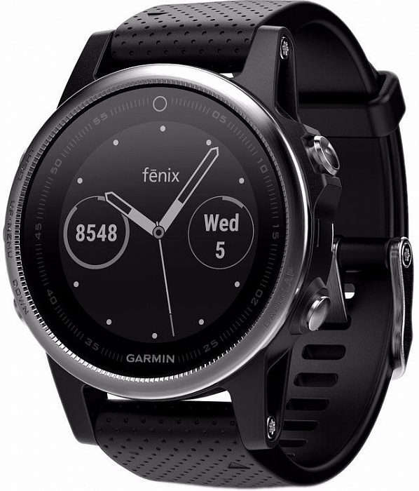Спортивные часы Garmin Fenix 5S 010-01685-02 (Silver/Black) купить в интернет-магазине icover
