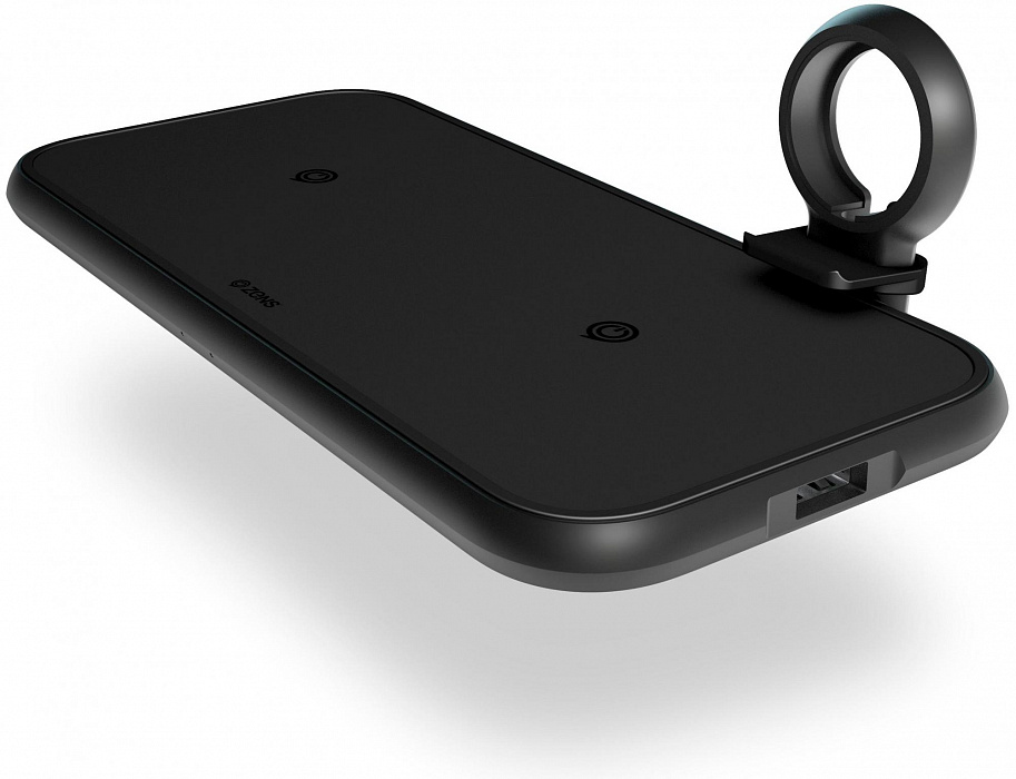 Беспроводное зарядное устройство Zens Aluminium 4-in-1 Wireless Charger (ZEDC13B/00) купить в интернет-магазине icover