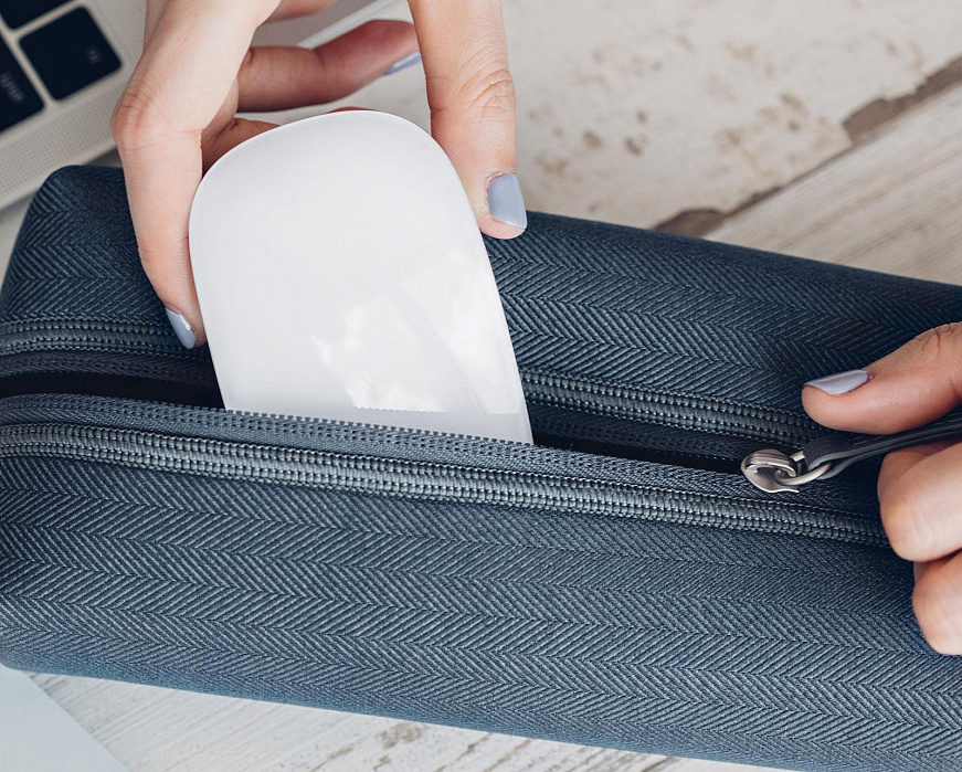Пенал Moshi Pluma Pouch (Denim Blue) купить в интернет-магазине icover