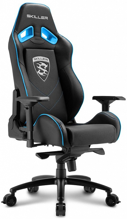 Игровое кресло Sharkoon Skiller SGS3 (Black/Blue) купить в интернет-магазине icover