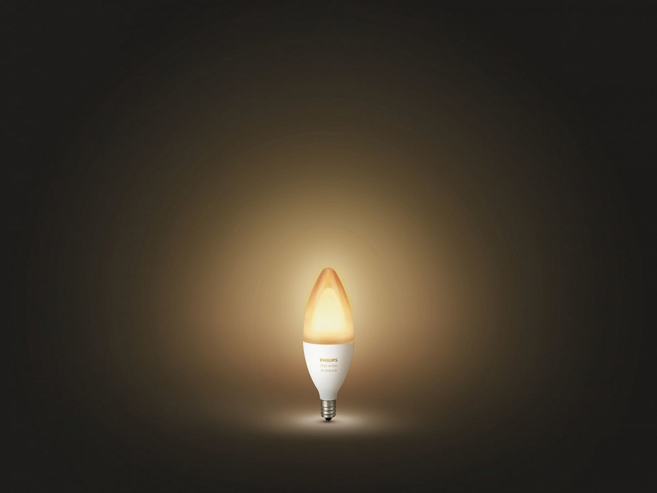 Умная светодиодная лампа Philips Hue White and Color Ambiance E14 (2 штуки) купить в интернет-магазине icover