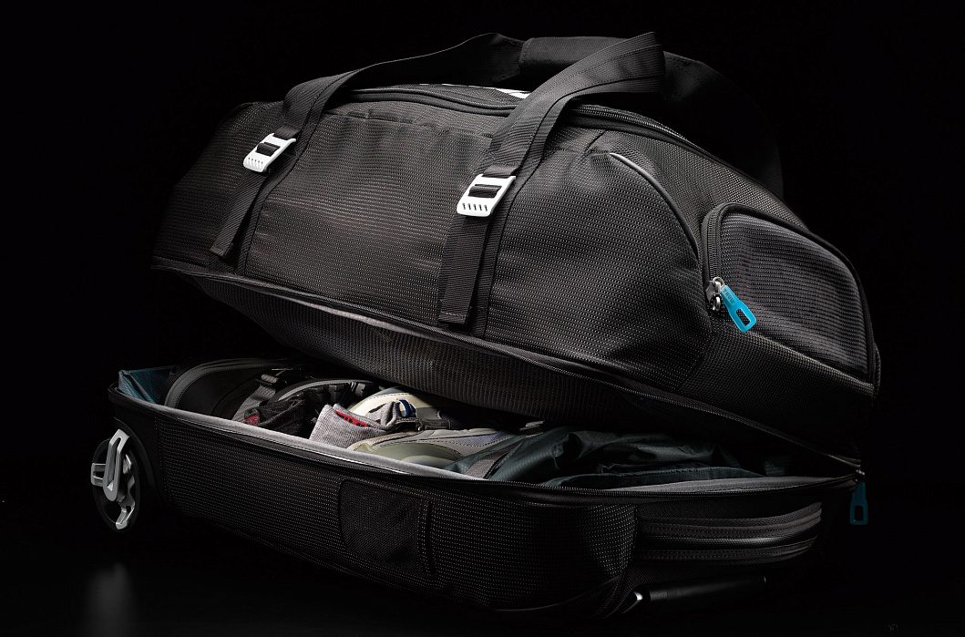 Дорожная сумка Thule Crossover Rolling Duffel 56L (Black) купить в интернет-магазине icover