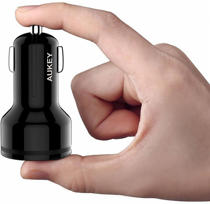 Автомобильное зарядное устройство Aukey CC-Y1 (Black) купить в интернет-магазине icover