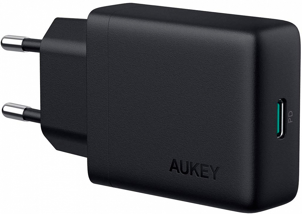 Сетевое зарядное устройство Aukey Wall Charger PD 30W USB-C PA-Y21 (Black) купить в интернет-магазине icover