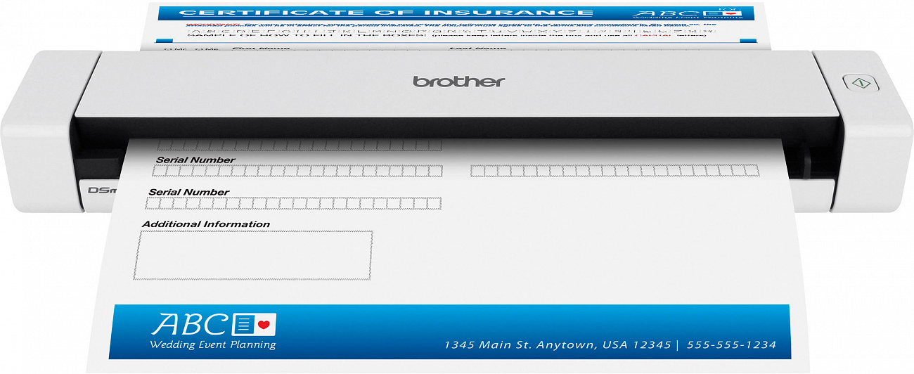 Портативный сканер Brother DS-620 (White) купить в интернет-магазине icover