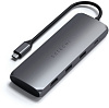 Хаб Satechi USB-C Hybrid Multiport Adapter ST-UCHSEM (Space Gray) купить в интернет-магазине icover