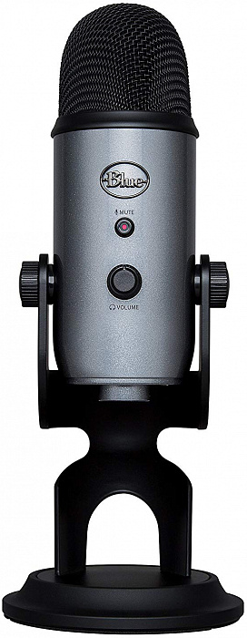 Конденсаторный микрофон Blue Microphones Yeti (Lunar Gray) купить в интернет-магазине icover
