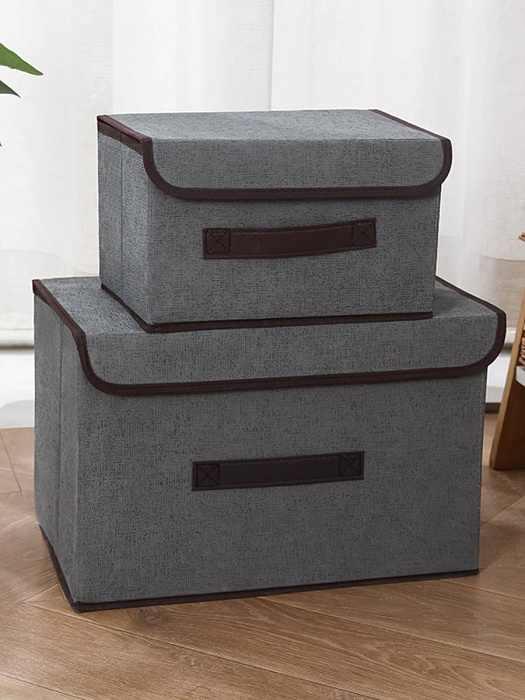 Набор коробок для хранения Ridberg 4.0 2 шт (Grey) купить в интернет-магазине icover