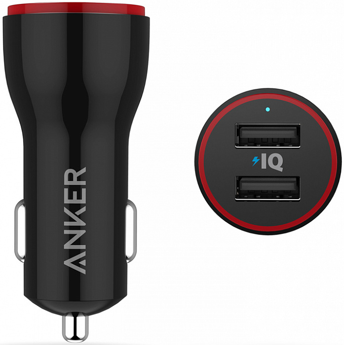 Автомобильное зарядное устройство Anker PowerDrive 2 B2310H11 (Black/Red) купить в интернет-магазине icover