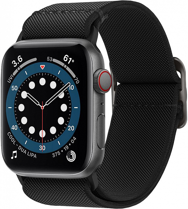 Ремешок Spigen Lite Fit (AMP02286) для Apple Watch 42/44 mm (Black) купить в интернет-магазине icover