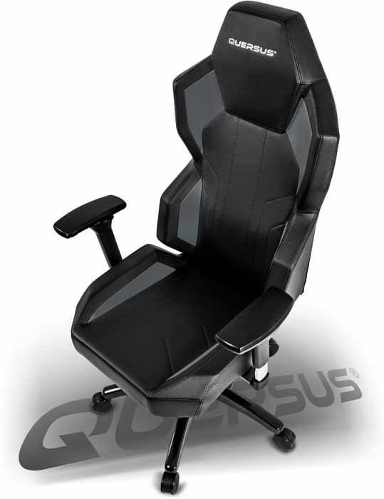Игровое кресло Quersus Geos G702/XA (Black/Grey) купить в интернет-магазине icover