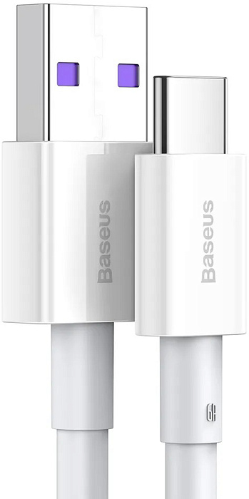 Кабель Baseus Superior Series (CATYS-02) Fast Charging Data Cable USB/USB-C 66W 1 м. (White) купить в интернет-магазине icover