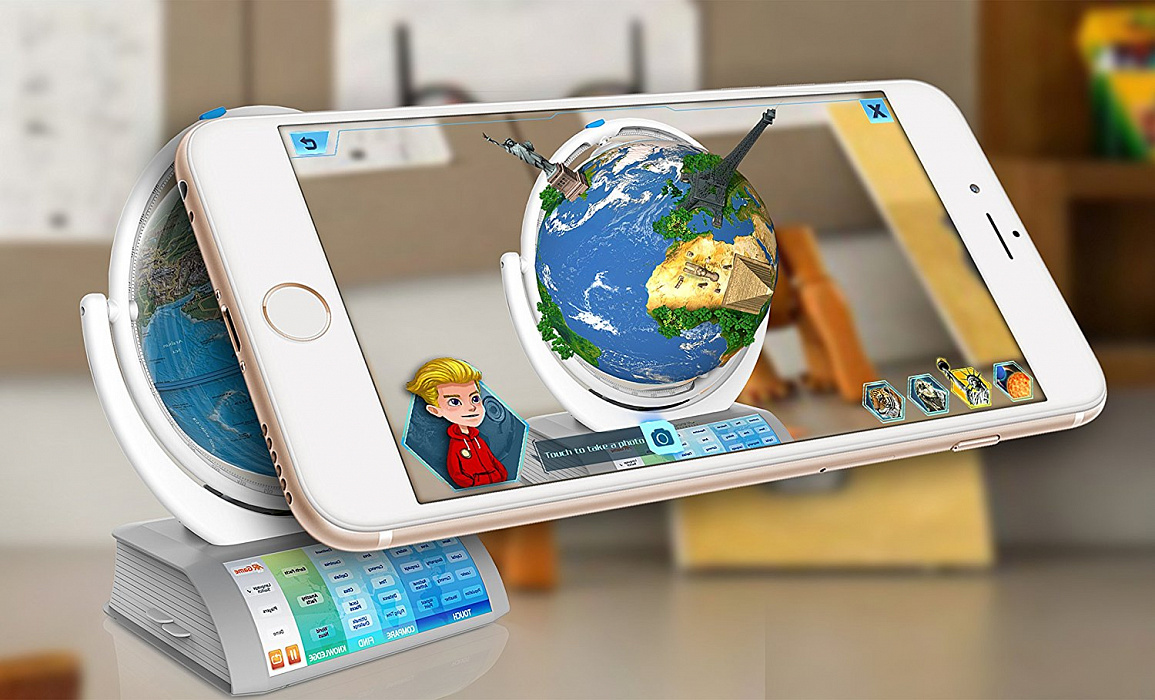 Интерактивный глобус Oregon Scientific SG338R Explorer AR купить в интернет-магазине icover