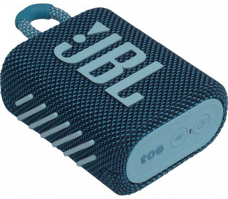 Портативная акустика JBL Go 3 (Blue) купить в интернет-магазине icover