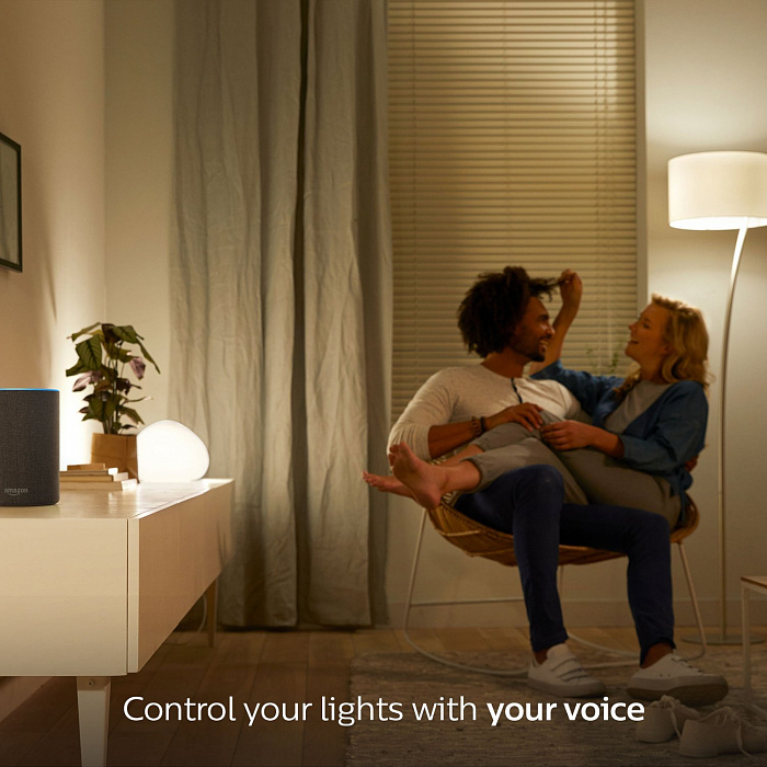 Набор умных светодиодных ламп Philips 472001 Е27 Smart Bulb Starter Kit (White) купить в интернет-магазине icover