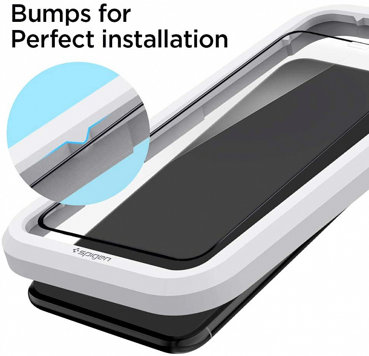 Защитное стекло Spigen GLAS.tR Align Master (AGL00098) для iPhone 11 Pro Max (Black) купить в интернет-магазине icover