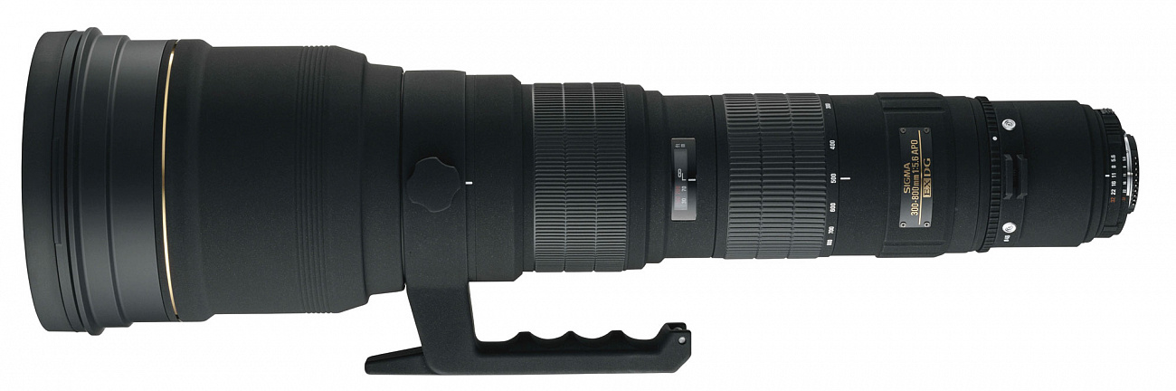 Sigma AF 300-800mm f/5.6 APO EX DG HSM (595955) - объектив для фотокамеры NIKON (Black) купить в интернет-магазине icover