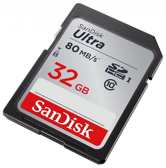 Карта памяти SanDisk Ultra SDHC Class 10 UHS-I 32Gb (SDSDUNC-032G-GN6IN) купить в интернет-магазине icover