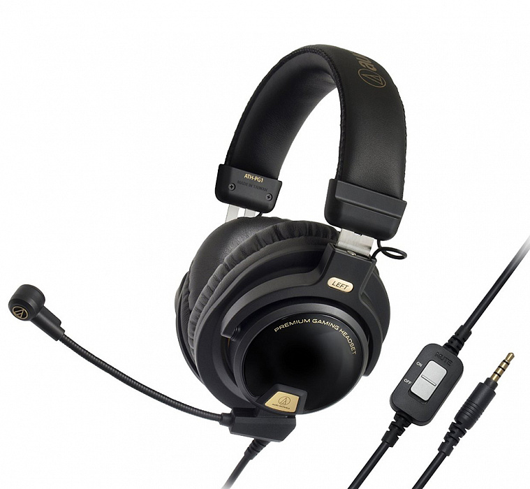 Проводная гарнитура Audio-Technica ATH-PG1 (Black) купить в интернет-магазине icover