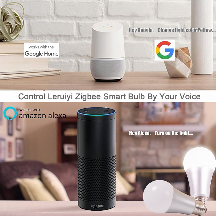 Умная лампа Smart LED Light Bulb Amazon Alexa (x001k1k6et) купить в интернет-магазине icover