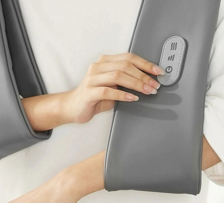 Подушка с массажером Xiaomi LeFan 3D Kneading Shawl (Gray) купить в интернет-магазине icover