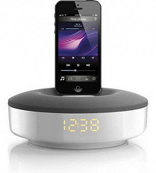 Philips Docking Speaker (DS1155/12)  акустическая система для iPhone 5/iPod (White)